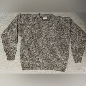 Vintage 80s Gray Knit Sweater